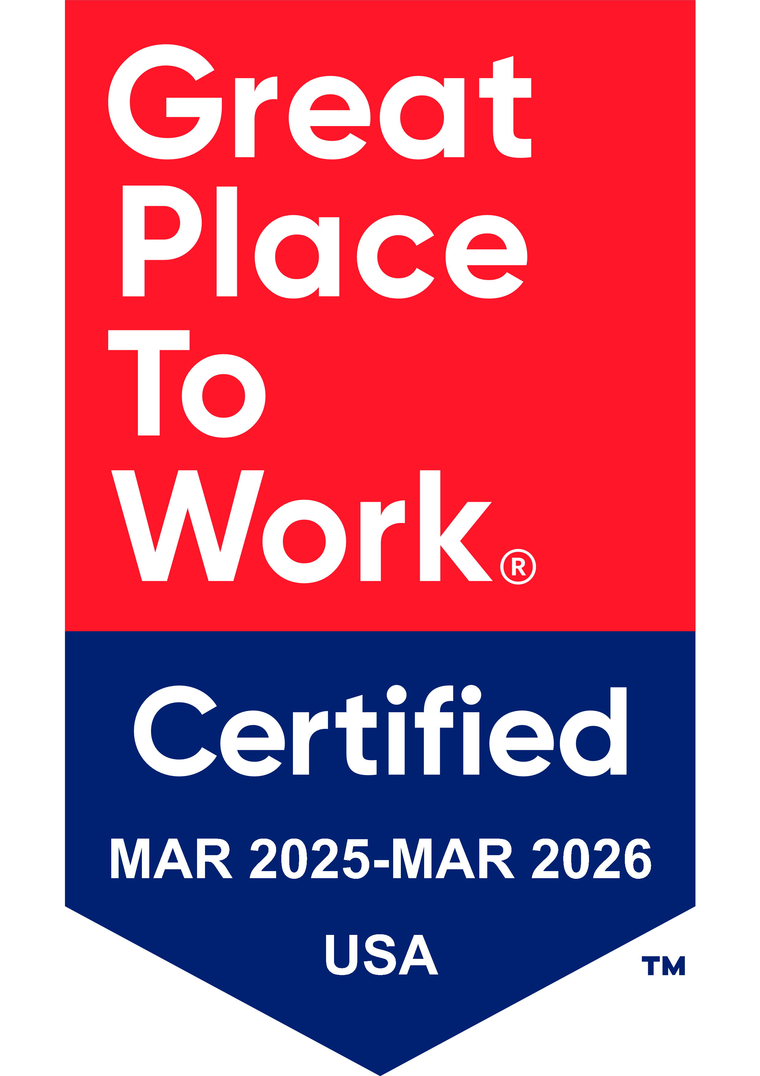 Great Places to Work Certified