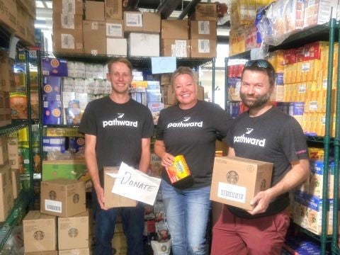 Pathward team volunteers in Franklin, Tennessee