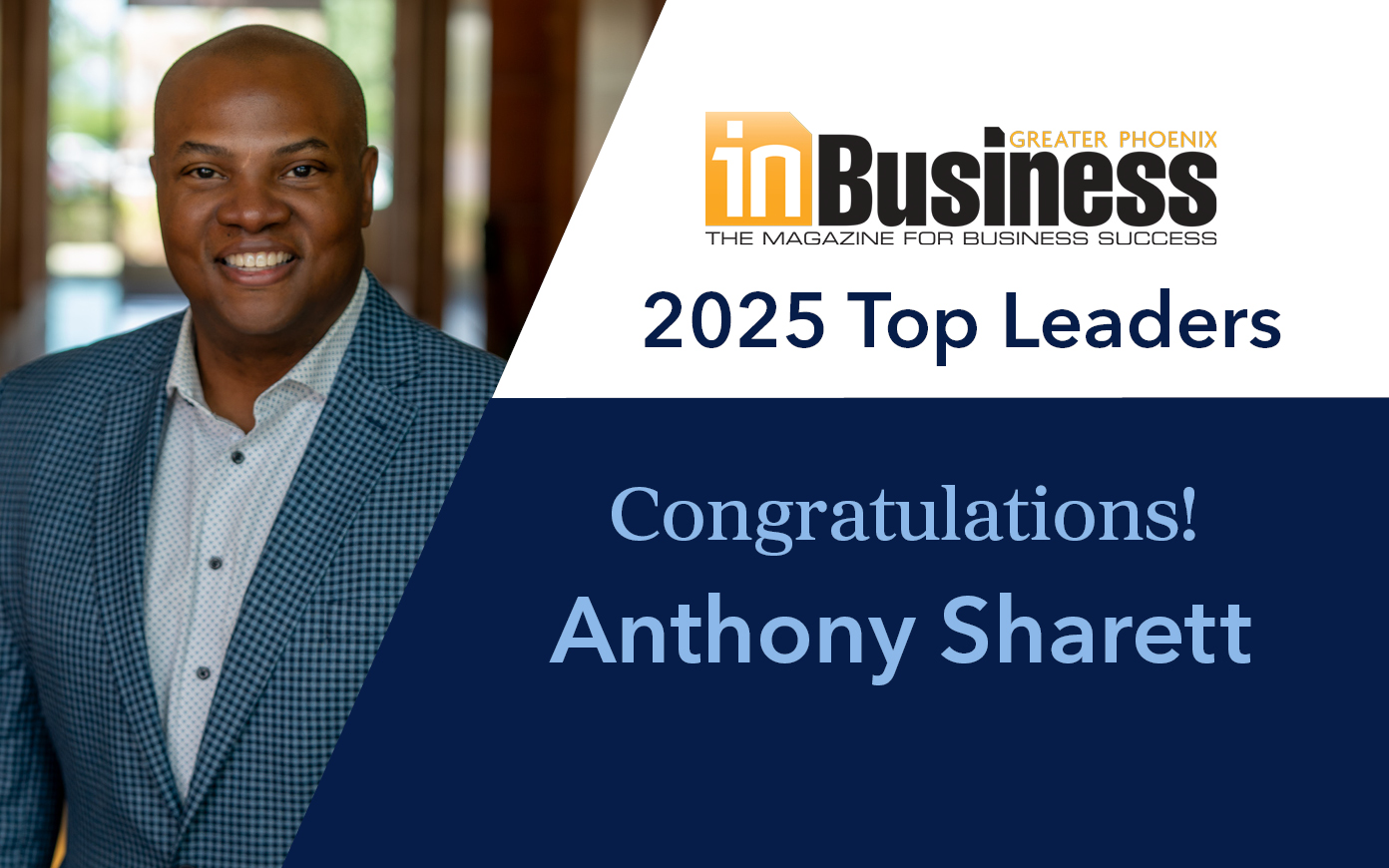 Pathward President Anthony Sharett Recognized as a Top Phoenix Business Leader