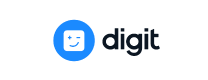 Logo of Digit financial-planning app. 