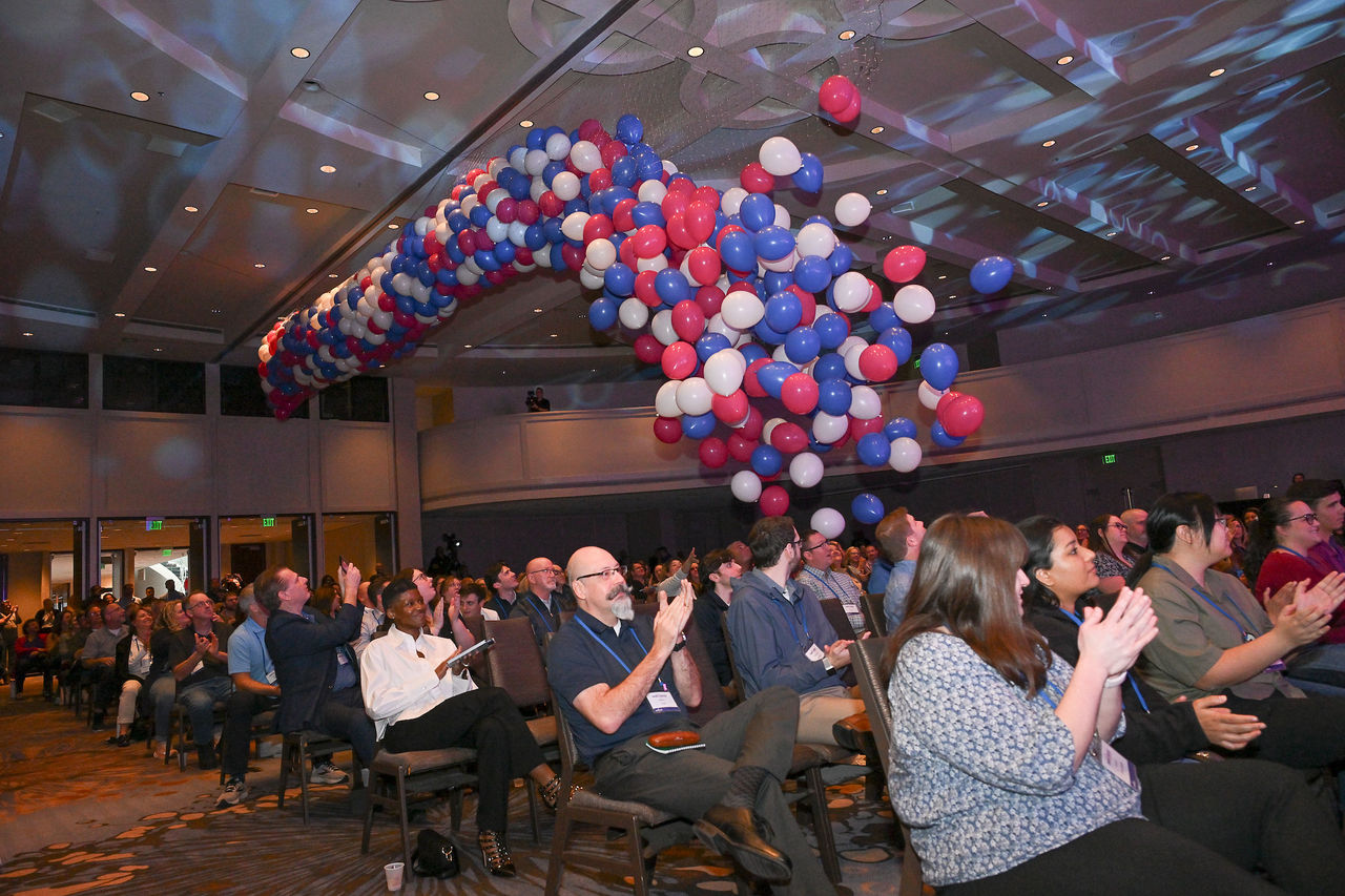 The in-person event provided opportunities for employees to meet with each other in person and network with other employees