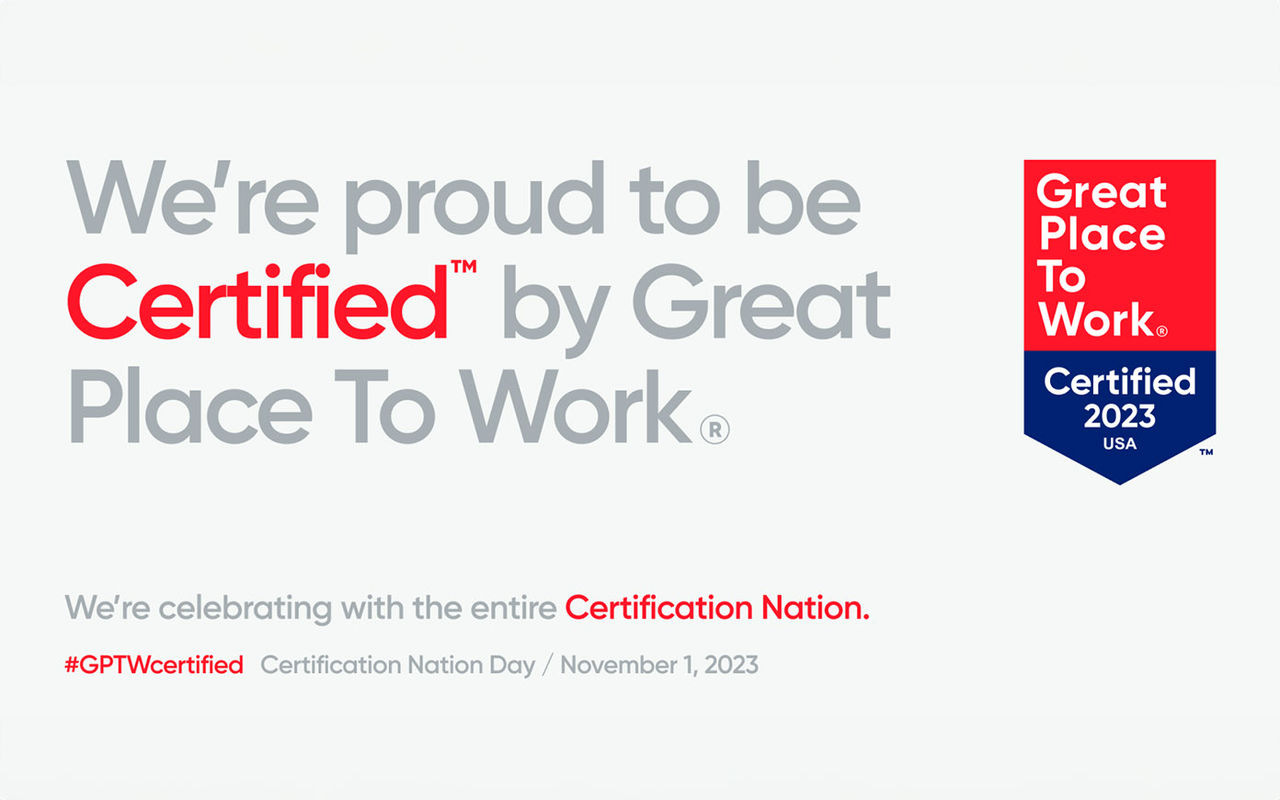 Great Place to Work-Certified